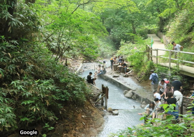 天然足湯